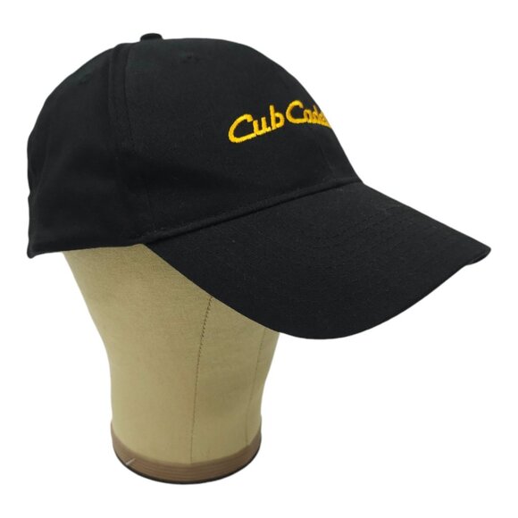 Cub Cadet Cap Embroidered Logo Strapback Trucker Baseball Black Yellow Hat - Picture 3 of 13
